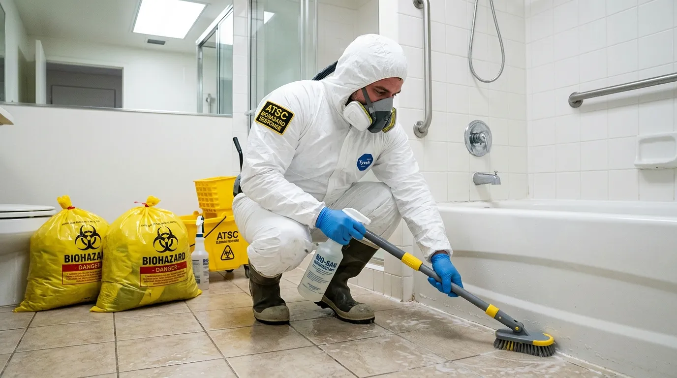 Decontamination equipment deployed for Blood Cleanup in Pine Hills